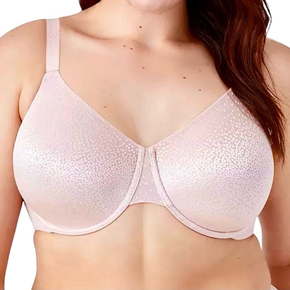 Wacoal Back Appeal Underwire Bra 42 G Pink Dust Full Coverage Seamless